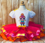 LOL Surprise Doll Neon QT Tutu Birthday Outfit
