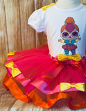 LOL Surprise Doll Neon QT Tutu Birthday Outfit