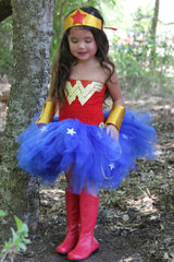 Wonder Woman Tutu, Wonderwoman Tutu, Wonder Woman Tutu Dress, Wonderwoman Tutu Dress, Superhero Tutu, Wonder Woman Costume, Wonder Woman Birthday Tutu, Wonder Woman Birthday Dress, Wonderwoman, Wonder Woman, Girls Wonder Woman - Little Ladybug Tutus