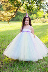 Unicorn Tutu, Unicorn Birthday Dress, Girls Unicorn Costume, Unicorn Photography Prop Dress - Little Ladybug Tutus