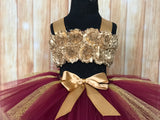 Smash Cake Tutu, 1st Birthday Tutu, First Birthday Tutu, Birthday Tutu, Smash Cake Props, 1st Birthday Photo, Photo Prop, Photo Shoot Tutu, Beauty and the Beast Themed Smash Cake Set, Belle 1st Birthday Tutu, Burgundy and Gold Smash Cake Tutu Set - Little Ladybug Tutus