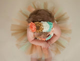 Smash Cake Tutu, 1st Birthday Tutu, First Birthday Tutu, Smash Cake Tutu Set, Baby Tutu, Toddler Tutu, Birthday Tutu, Smash Cake Props, 1st Birthday Photo, Photo Prop, Photo Shoot Tutu, Gold Ivory and Mint Smash Cake - Little Ladybug Tutus
