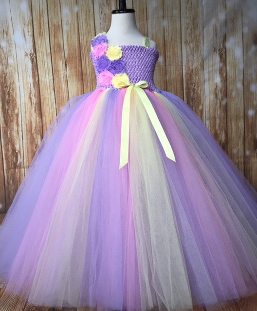 Lavender Tutu, Lavender Girls Tutu Dress, Girls Lavender Flower Girl Dress - Little Ladybug Tutus