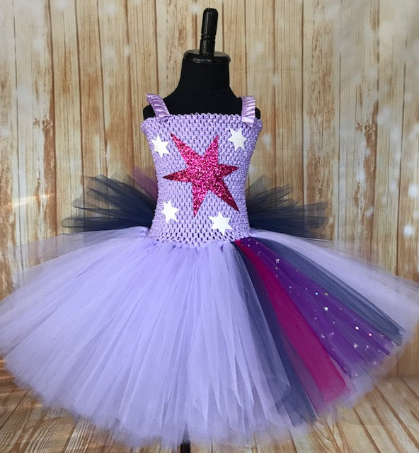 Twilight Sparkle Tutu, My Little Pony Birthday Dress, Twilight Sparkle Costume - Little Ladybug Tutus