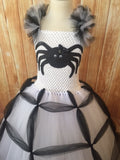 Spider Tutu, Girls Spider Costume, Halloween Spider Outfit, Spider Photography Dress Prop - Little Ladybug Tutus