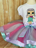 LOL Surprise Doll Merbaby Tutu, LOL Merbaby Birthday Outfit
