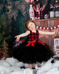 Buffalo Plaid Tutu, Girls Buffalo Plaid Tutu, Girls Christmas Tutu Dress, Girls Buffalo Plaid - Little Ladybug Tutus