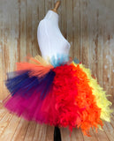 Kevin Up Women’s Disney Marathon Tutu Skirt with Feathers