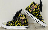 LOL Surprise Doll Queen Bee Converse Sneakers, Infants and Toddler Shoe Size 2-9(Hard Sole)