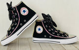 LOL Surprise Doll Queen Bee Converse Sneakers, Infants and Toddler Shoe Size 2-9(Hard Sole)