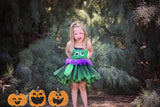 Frankenstein Tutu, Girls Frankenstein Costume, Halloween Frankenstein Girls Tutu Dress - Little Ladybug Tutus