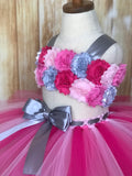 Pink Smash Cake Tutu Set, First Birthday Tutu - Little Ladybug Tutus