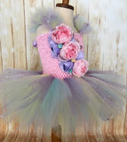Fairy Pink & Lavender Tutu, Girls Fairy Tutu Dress, Fairy Costume