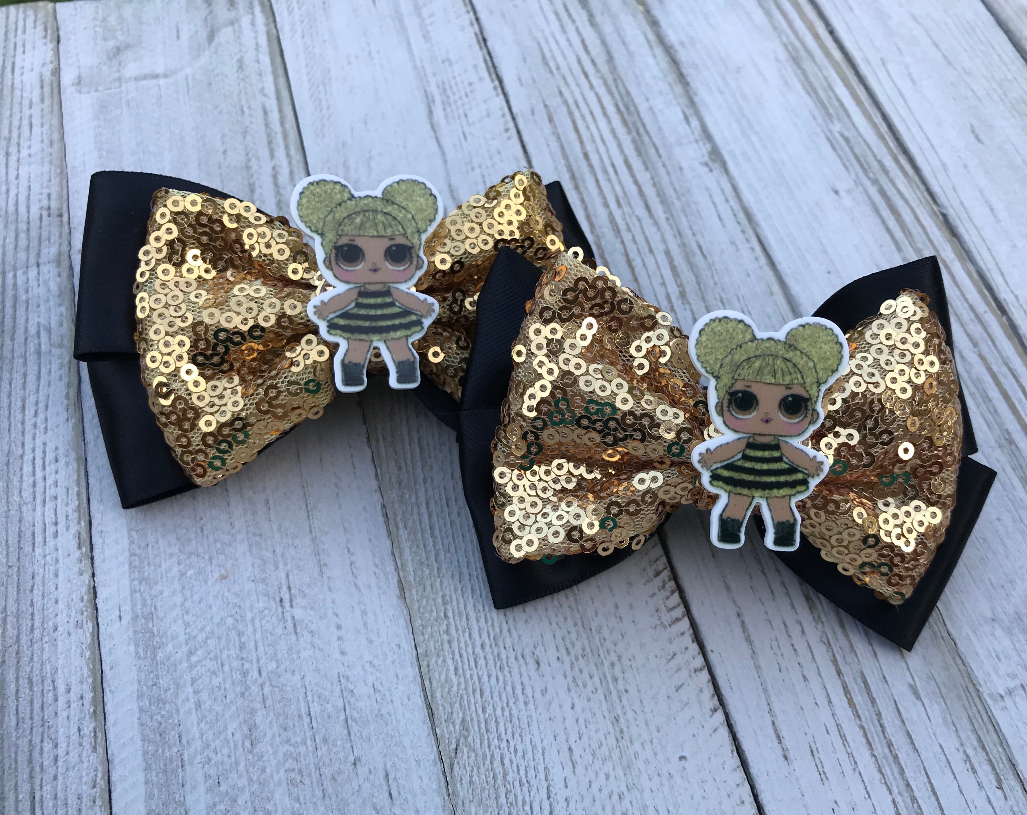 LOL Surprise Doll Pigtail Set Hair Bow