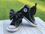 LOL Surprise Doll Queen Bee Converse Sneakers, Infants and Toddler Shoe Size 2-9(Hard Sole)