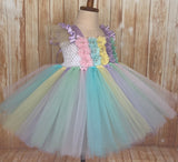 Pastel Rainbow Easter Tutu Dress