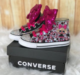 LOL Surprise Doll Diva Converse Sneakers, Little Kids Shoe Size 10-2