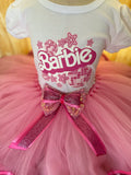 Disco Barbie Birthday Tutu Outfit,  Barbie Party, Barbie Birthday