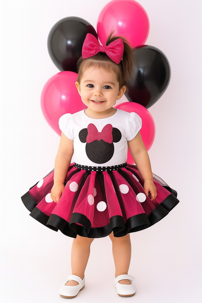 Minnie Mouse Tutu Set, Minnie Mouse Birthday Outfit, Minnie Mouse Party, Minnie Mouse Birthday