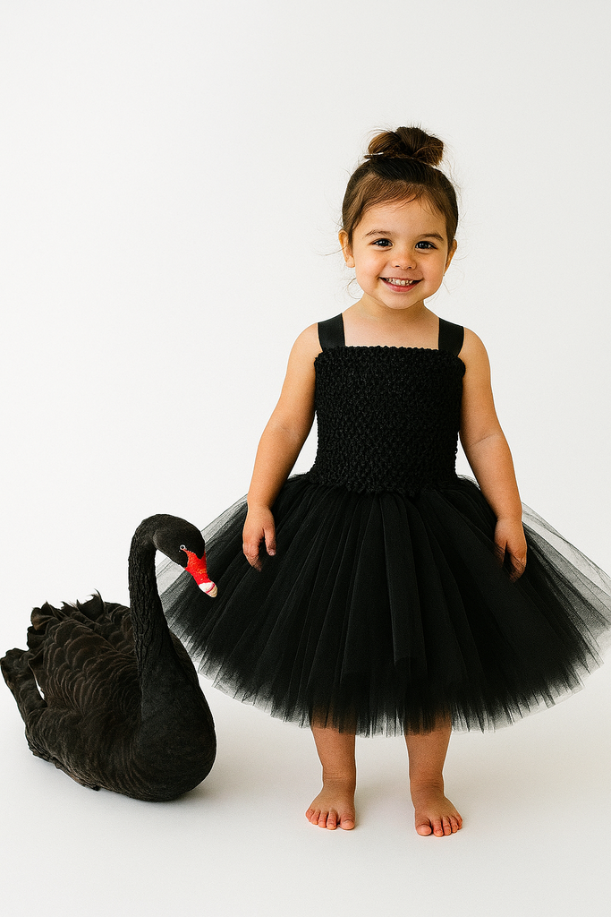 Black Tutu, Girls Black Tutu, Girls Black Tutu Dress, Girls Black Pageant Tutu