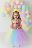 Rose Gold Unicorn Tutu, Unicorn Costume, Unicorn Dress