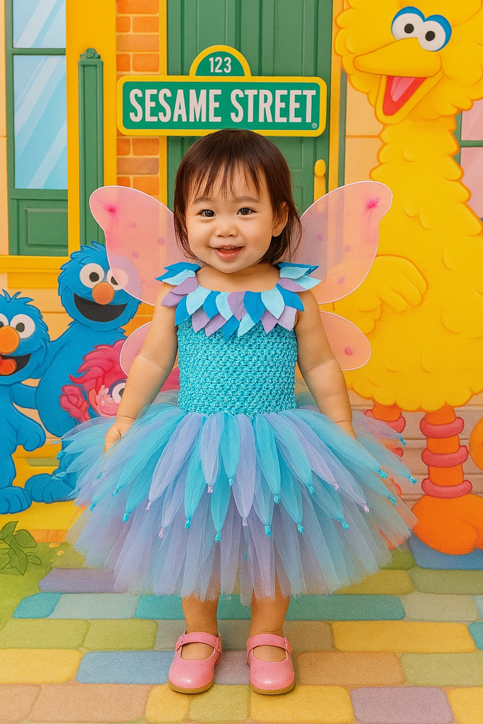 Abby Cadabby Tutu, Girls Abby Caddaby Costume, Abby Caddaby Birthday, Sesame Street Party