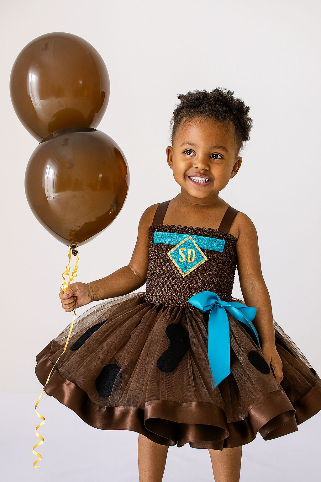 Scooby Doo Ribbon Tutu, Scooby Doo Costume, Girls Scooby Doo Dress