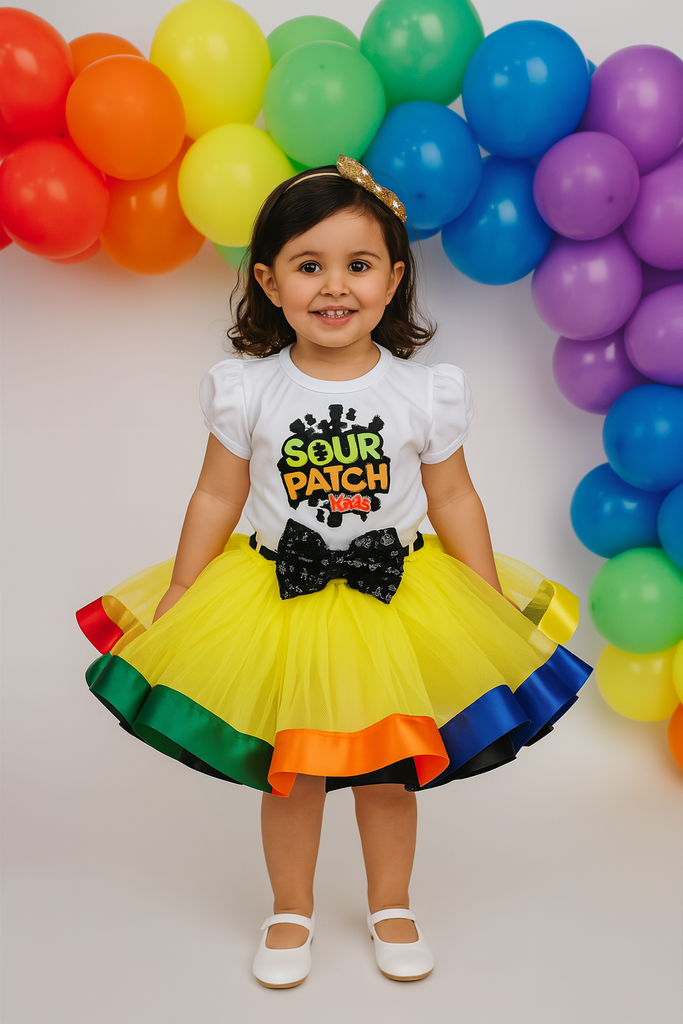 Sour Patch Kids Tutu Set, Sour Patch Kids Birthday Outfit, Sour Patch Party, Sour Patch Birthday