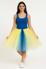 Flounder Little Mermaid Women’s Disney Marathon Tutu Skirt
