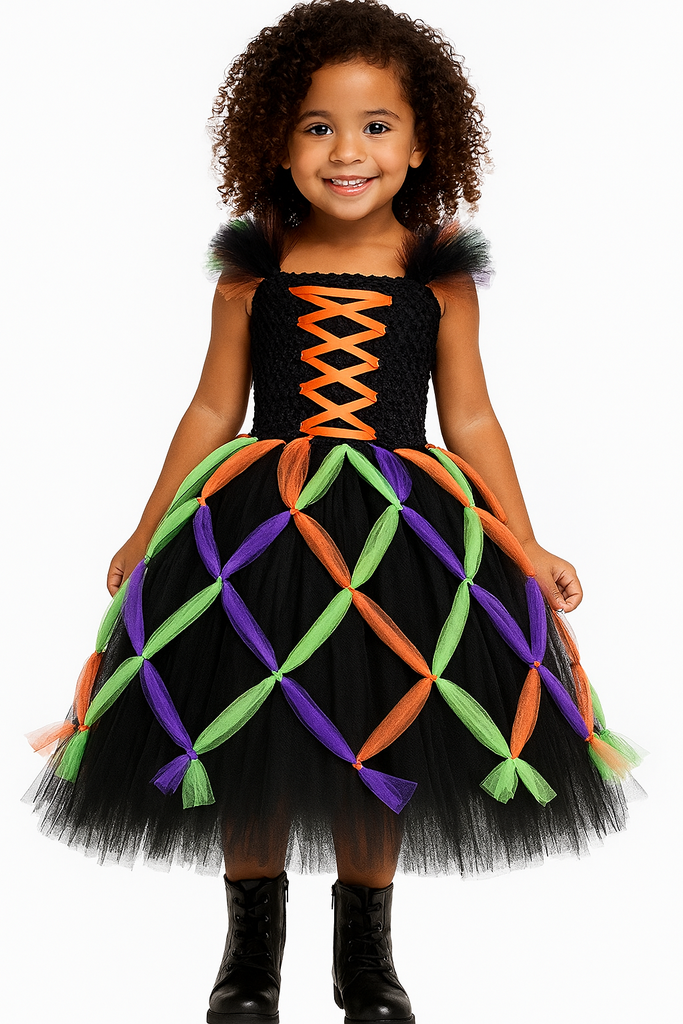 Witch Tutu, Girls Witch Dress, Witch Costume for Girls, Witch Tulle Dress