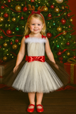 Christmas Tutu, Christmas Reindeer Tutu Dress, Christmas Pageant Tutu, Girls Reindeer Tutu