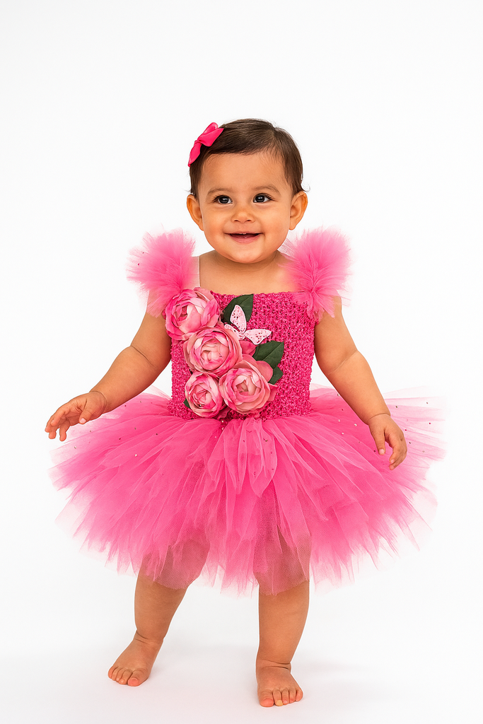 Fairy Pink Tutu, Girls Fairy Tutu Dress, Fairy Costume