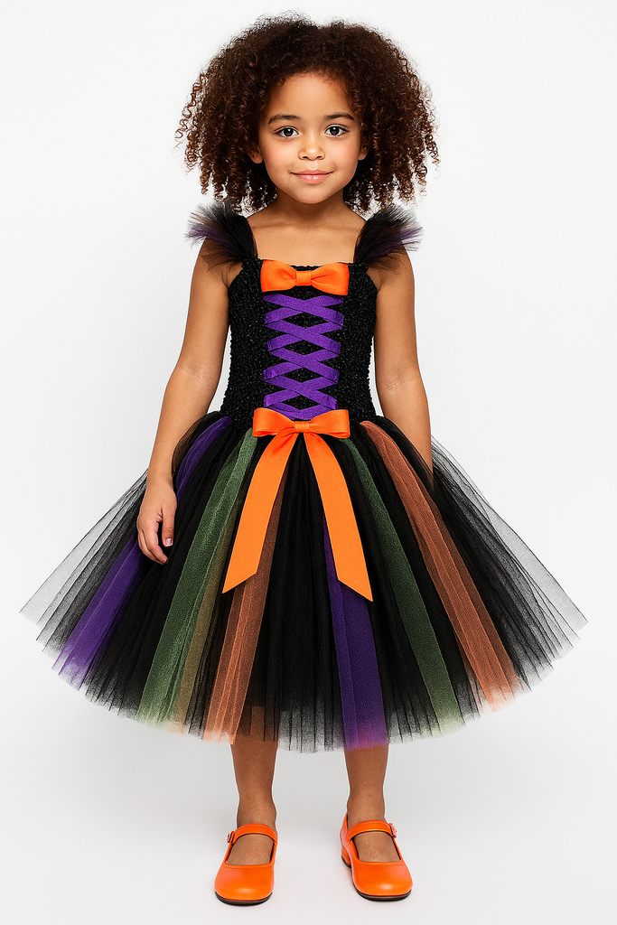 Witch Tutu, Girls Witch Dress, Witch Costume for Girls, Witch Tulle Dress