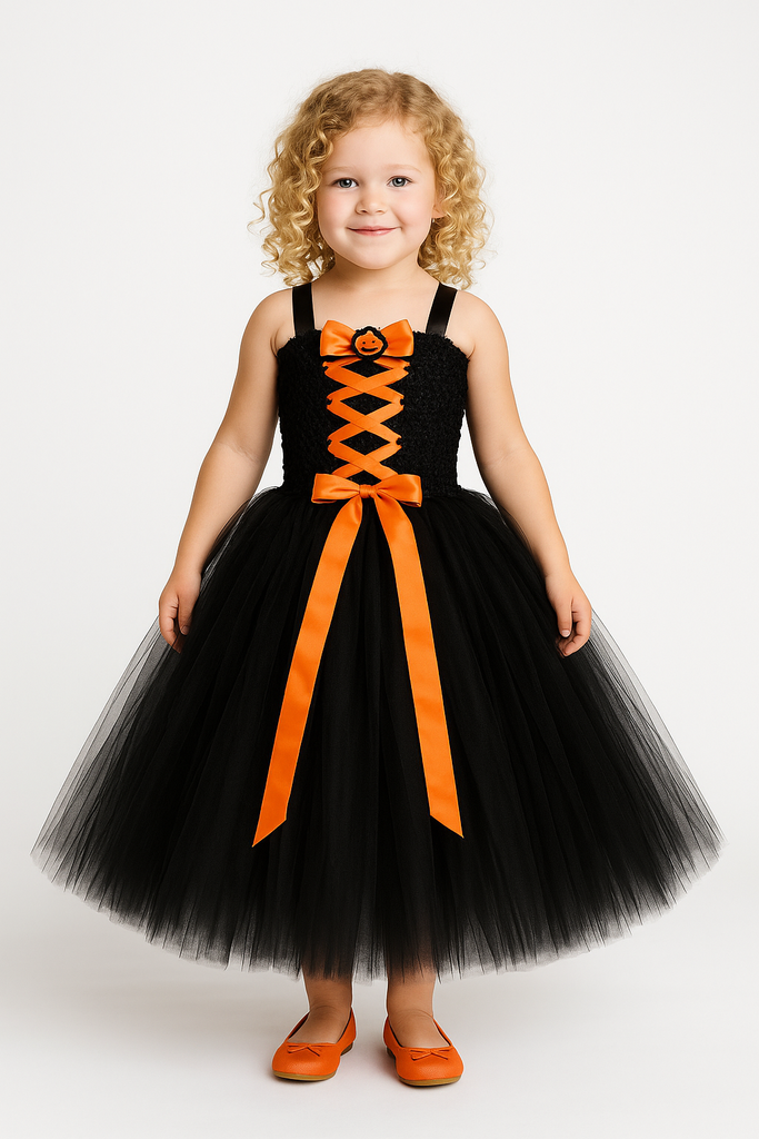 Witch Tutu, Girls Witch Dress, Witch Costume for Girls, Witch Tulle Dress