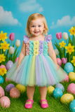 Pastel Rainbow Easter Tutu Dress