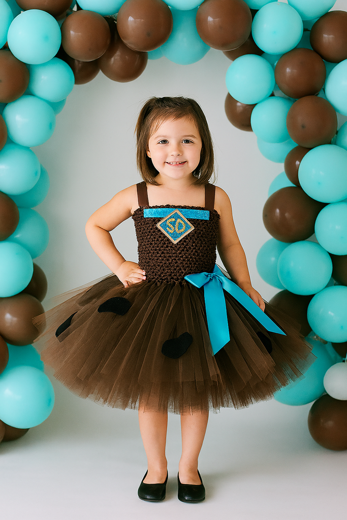 Scooby Doo Tutu, Scooby Doo Costume, Girls Scooby Doo Dress