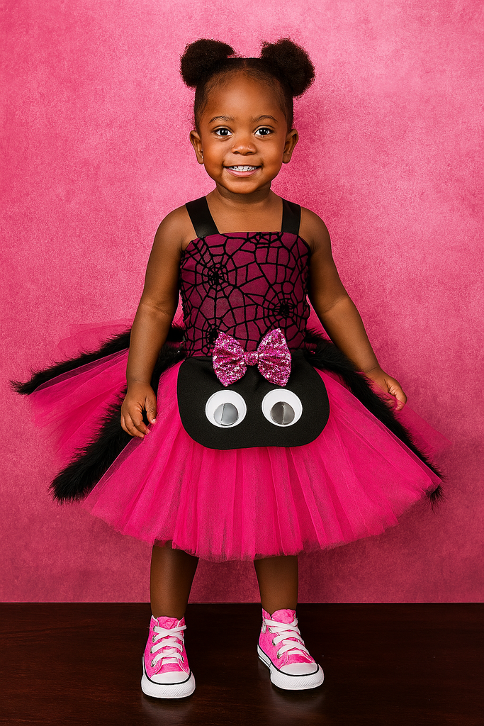 Spider Tutu Pink, Spider Web Halloween Costume