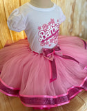 Disco Barbie Birthday Tutu Outfit,  Barbie Party, Barbie Birthday