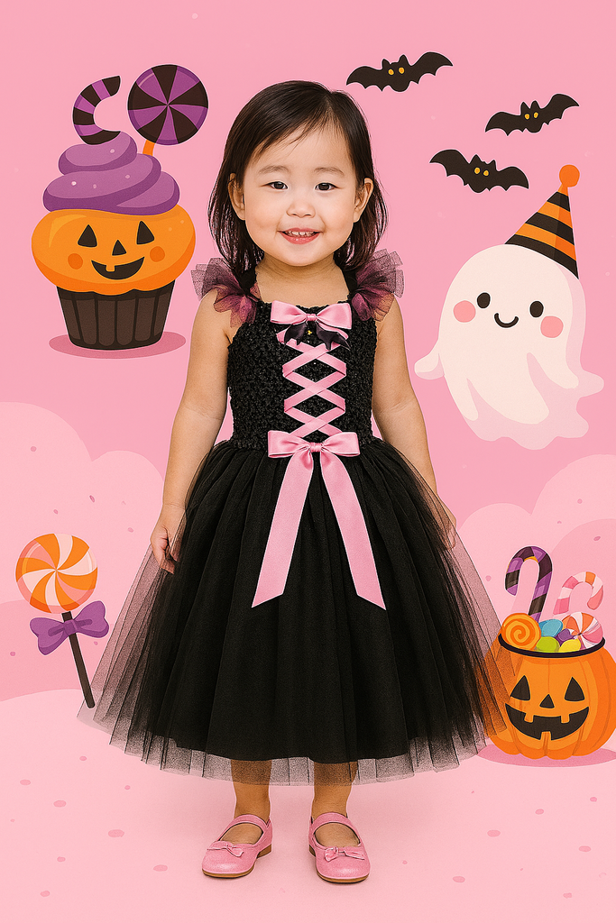 Witch Tutu, Girls Witch Dress, Witch Costume for Girls, Witch Tulle Dress