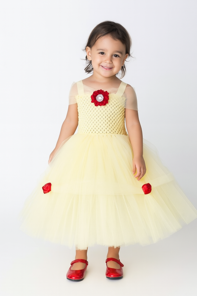 Belle Tutu, Princess Belle Tutu, Girls Belle Tutu, Bell Girls Tutu, Belle Costume Tutu Dress