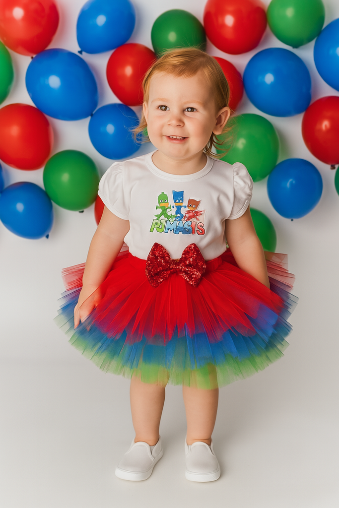 PJ Masks Birthday Tutu Outfit