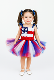 American Flag Tutu, Girls Patriotic Tutu, Patriotic Pageant Dress, Patriotic Tutus for Girls