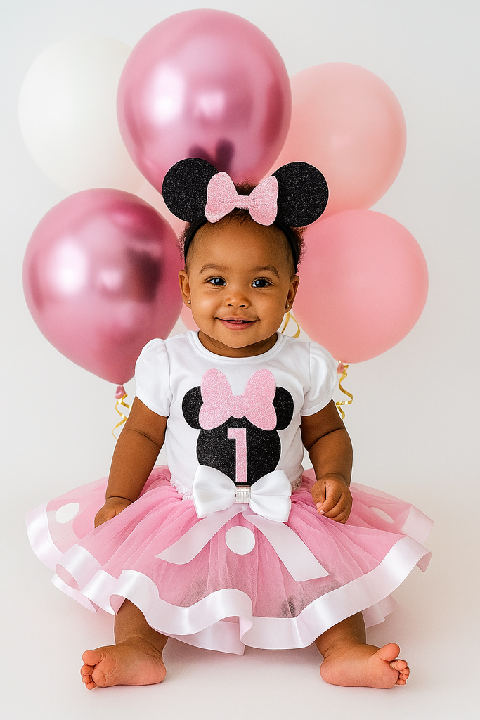 Minnie Mouse Tutu Outfit, Minnie Mouse Birthday Outfit
