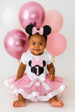 Minnie Mouse Tutu Outfit, Minnie Mouse Birthday Outfit