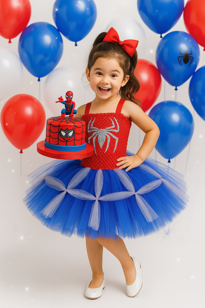 Spiderman Tutu, Spiderman Dress Costume, Girls Spiderman Party Dress