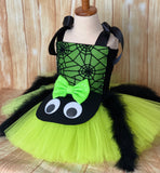 Spider Tutu Green, Spider Web Halloween Costume