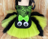 Spider Tutu Green, Spider Web Halloween Costume
