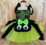 Spider Tutu Green, Spider Web Halloween Costume