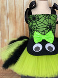 Spider Tutu Green, Spider Web Halloween Costume