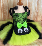 Spider Tutu Green, Spider Web Halloween Costume